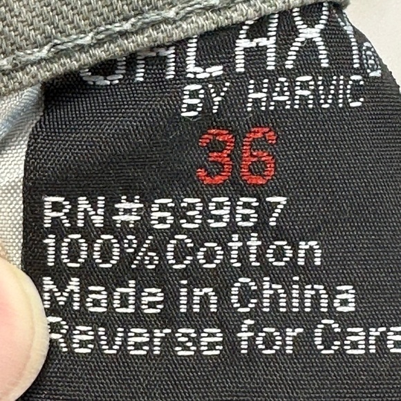 Galaxy by Harvic Men's Belted 100% Cotton Utility Cargo Shorts - Grey - size 36 - Picture 5 of 8